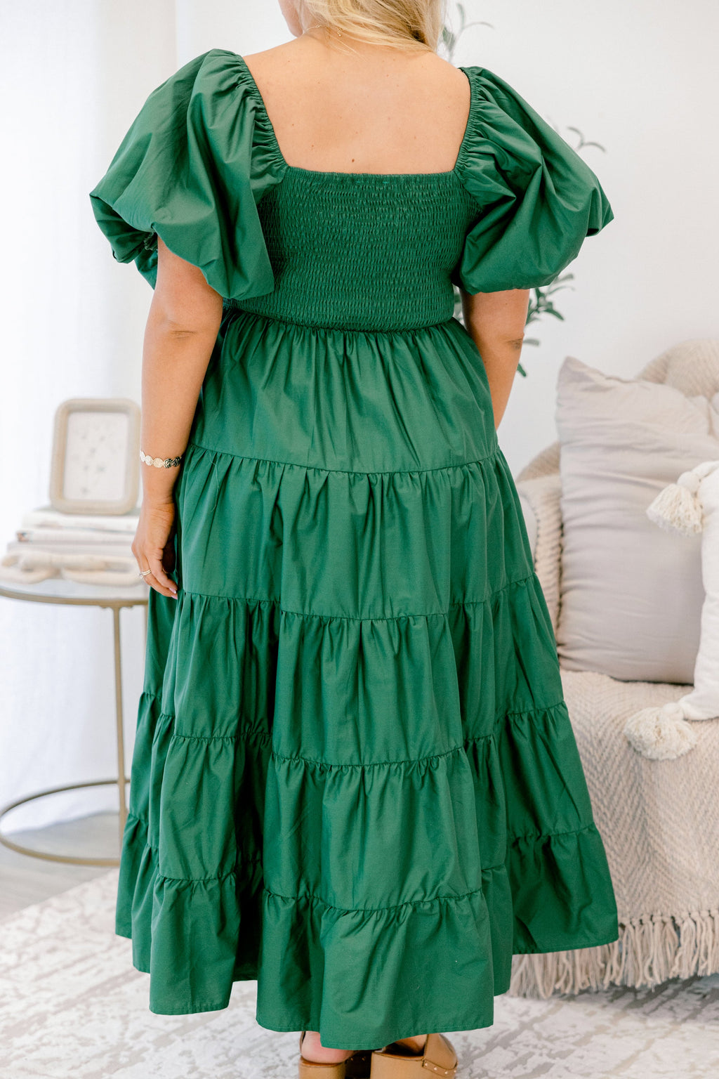 Half Past Sunset Dress, Hunter Green