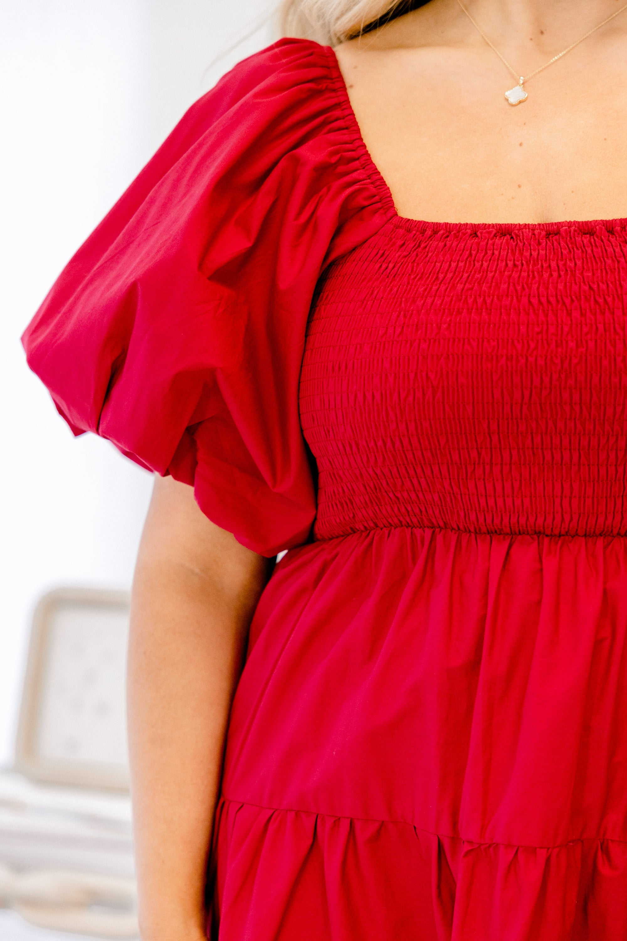 Half Past Sunset Dress, Red