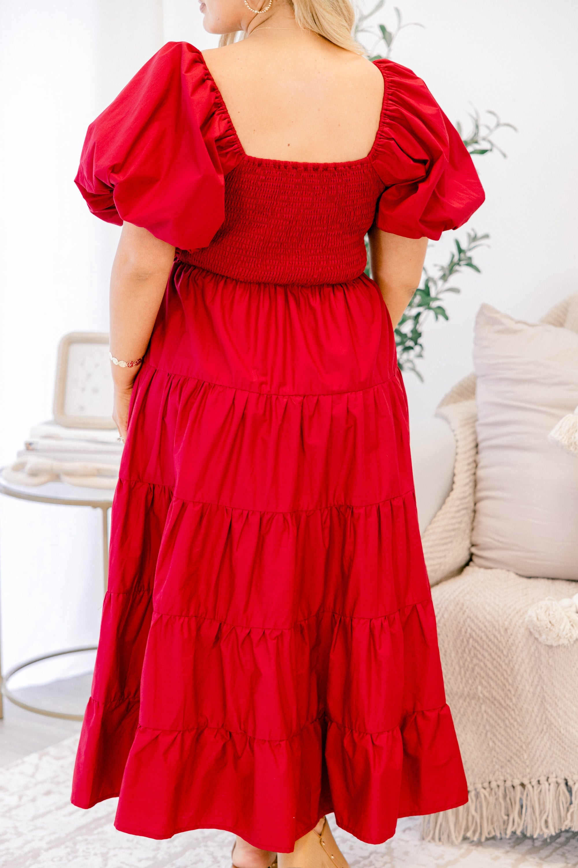 Half Past Sunset Dress, Red