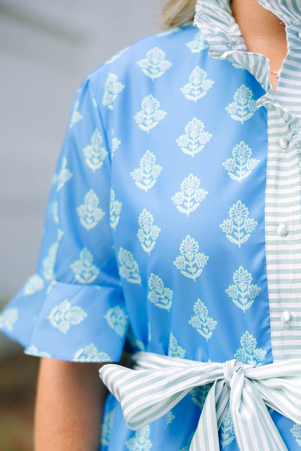 Half Truths Dress, Blue