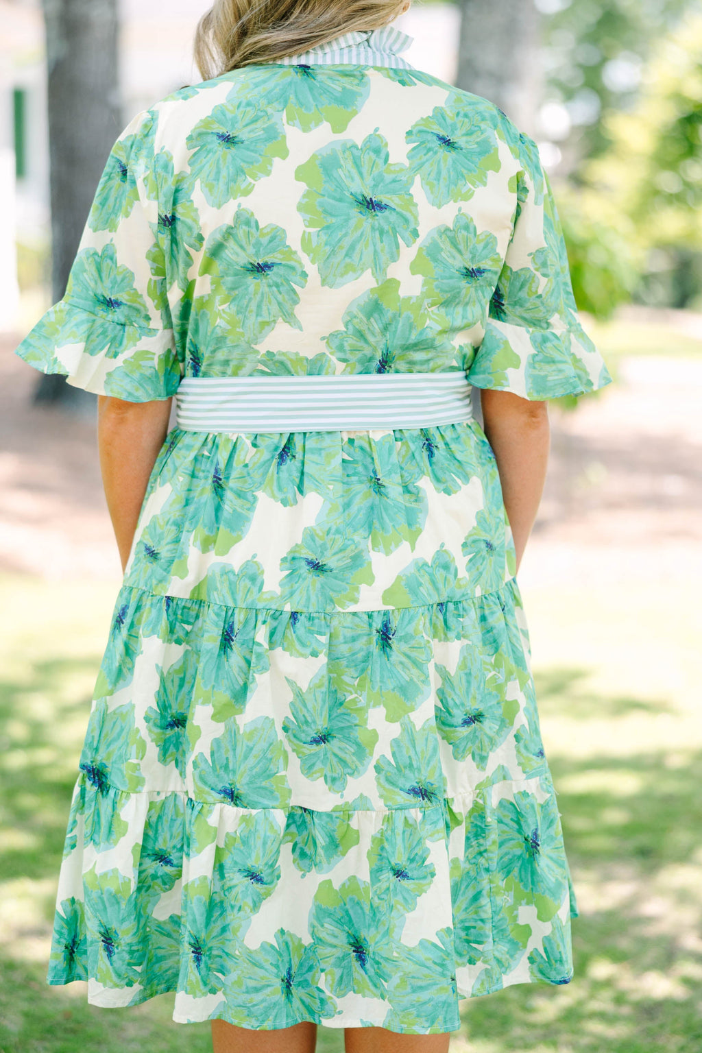 Half Truths Dress, Green