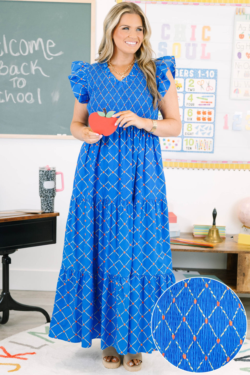 Hall Pass Dress, Blue