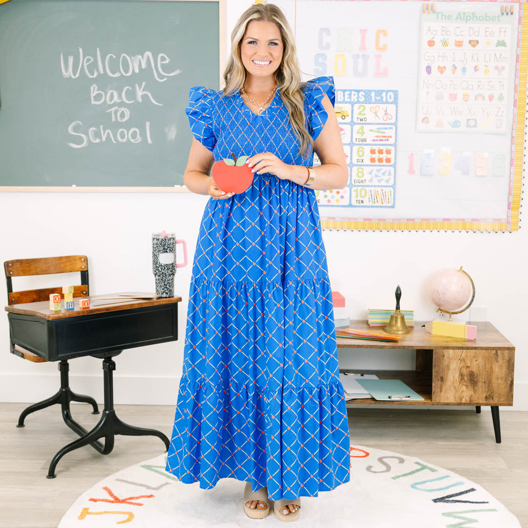 Hall Pass Dress, Blue