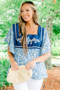Halo Of Love Top, Blue