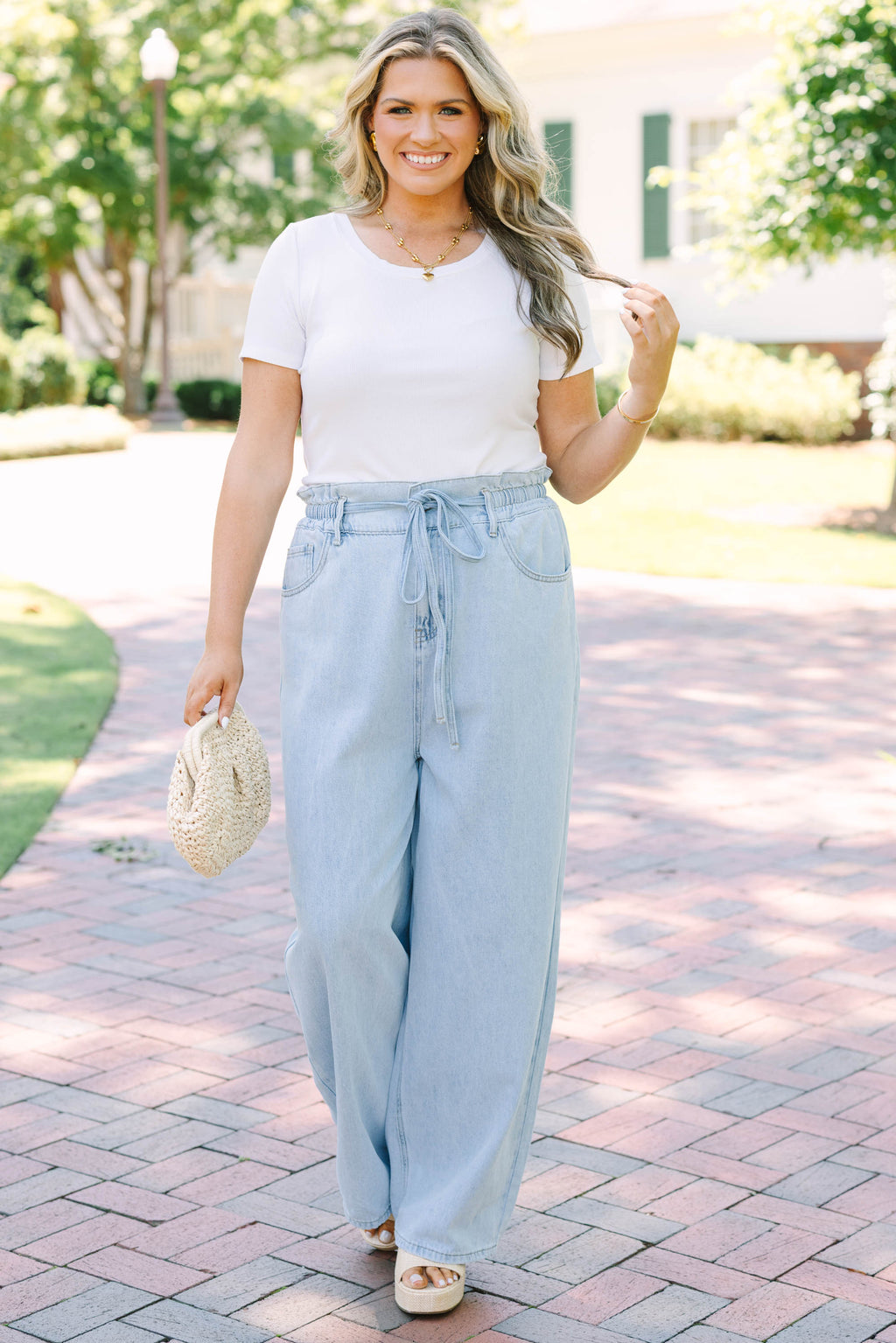 Hand It To You Jeans, Light Wash
