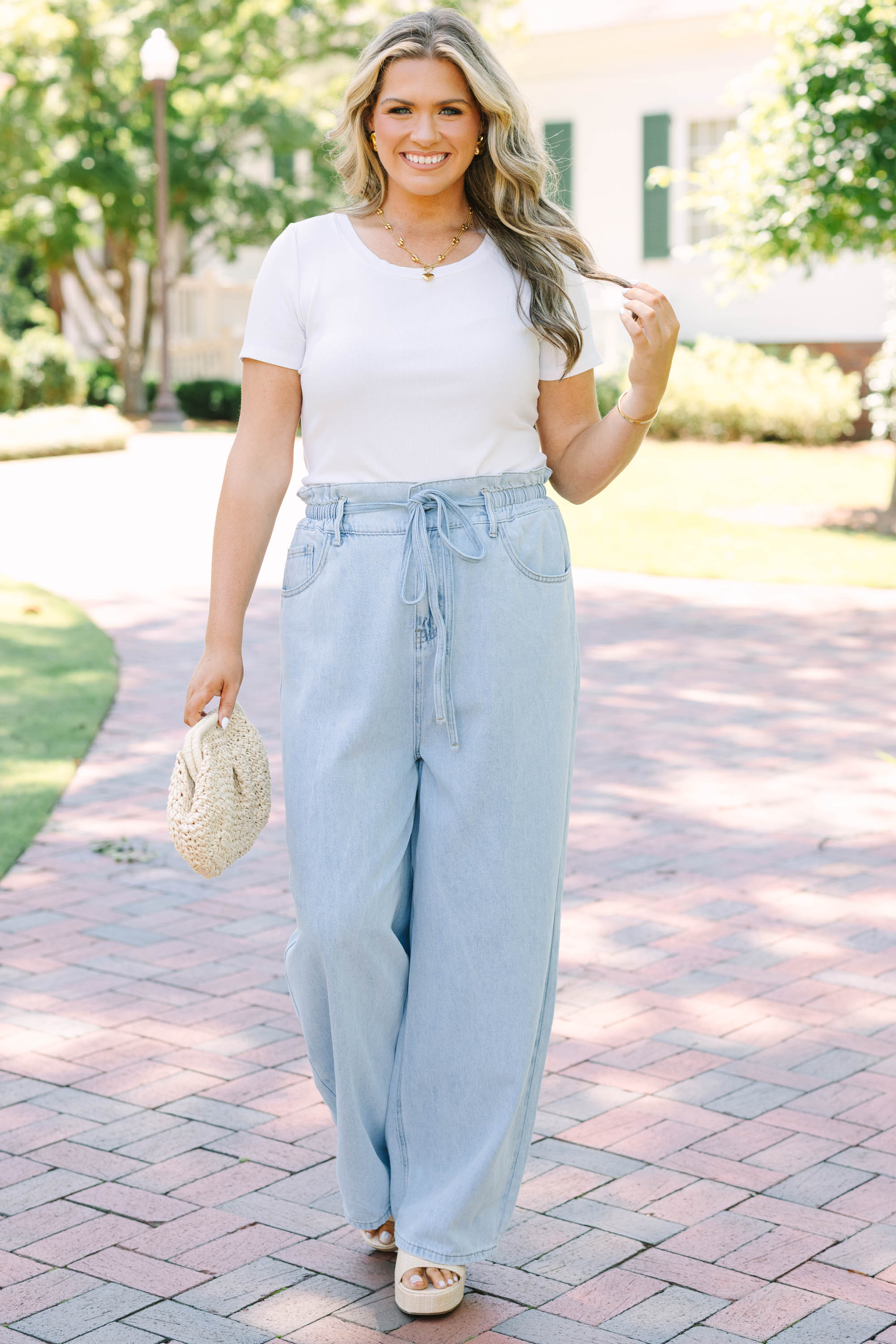 Hand It To You Jeans, Light Wash