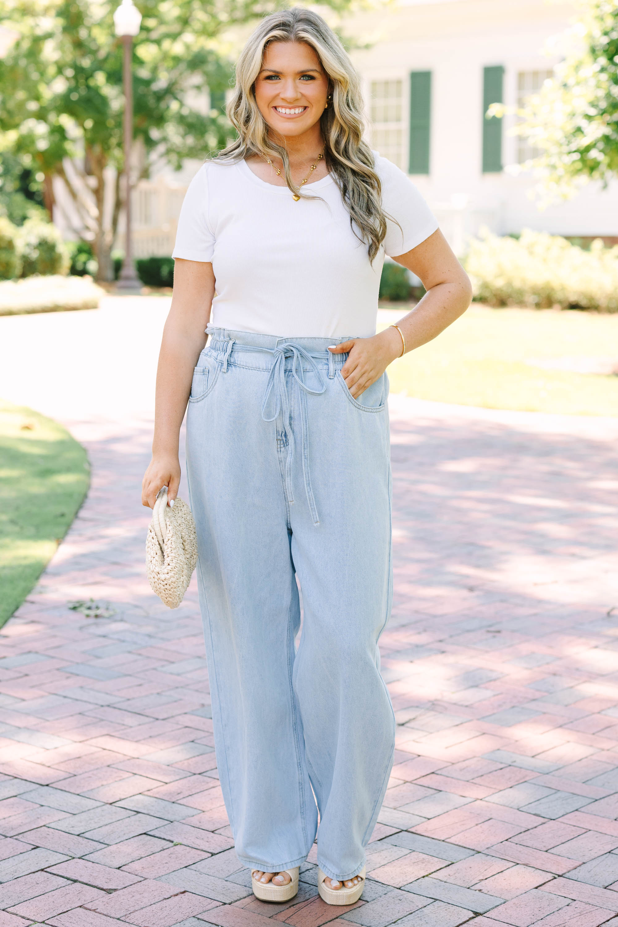 Hand It To You Jeans, Light Wash