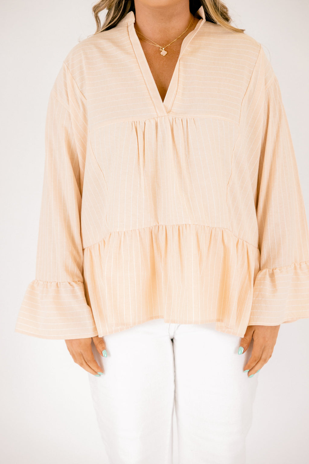 Handled It Top, Tan