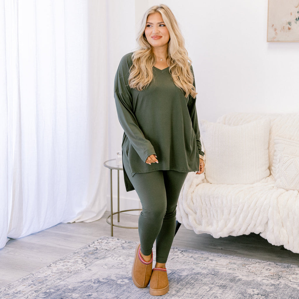 Happiness Because Of You Set, Dark Olive