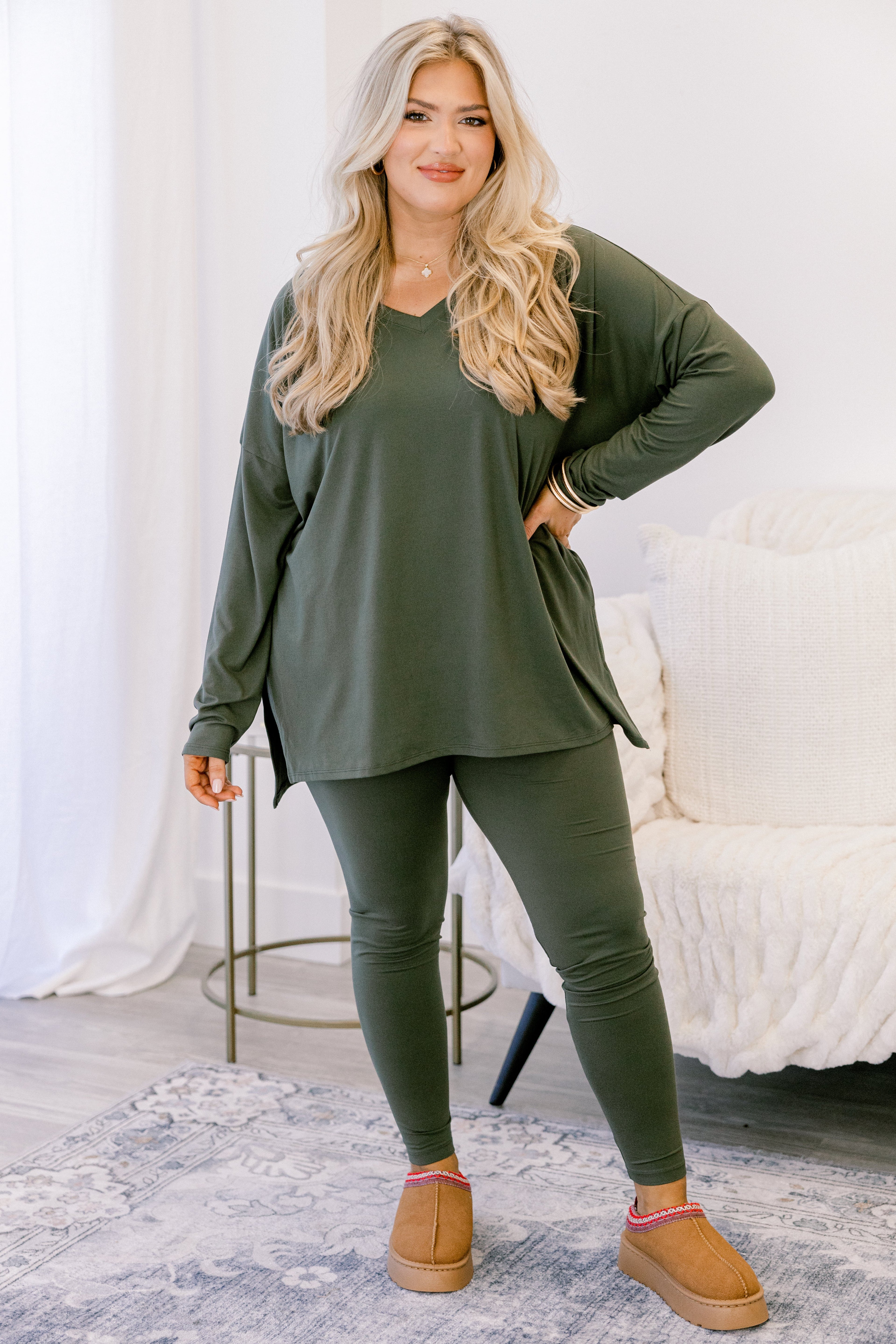 Happiness Because Of You Set, Dark Olive