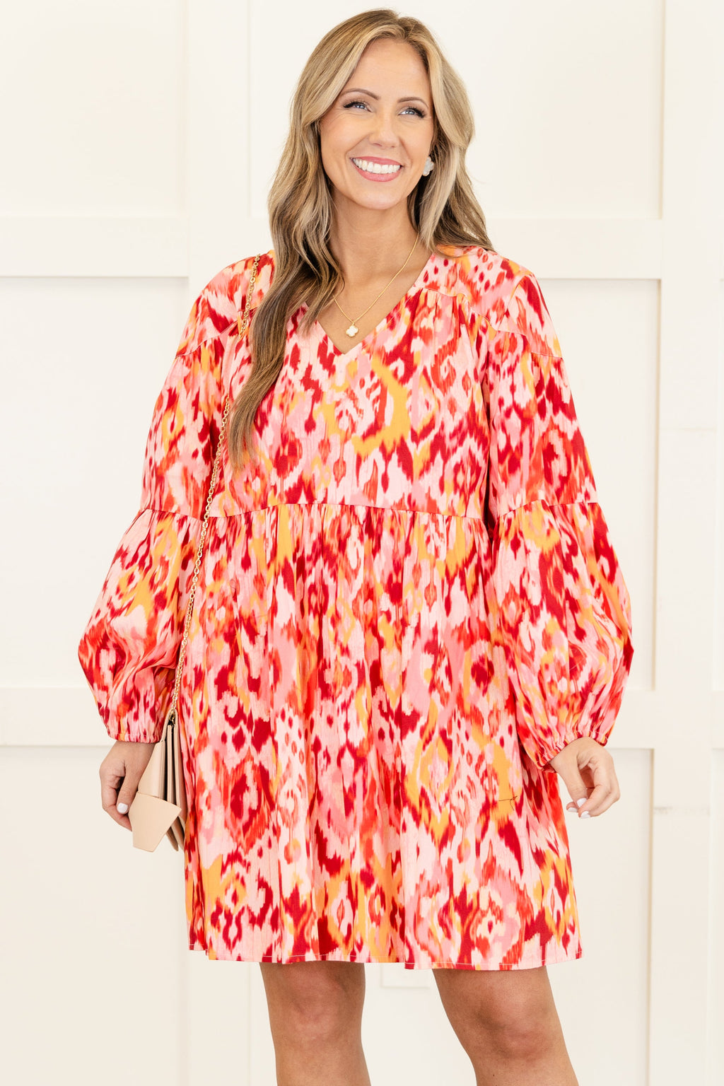 Happy All Weekend Dress, Magenta