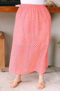 Happy Beginnings Skirt, Coral