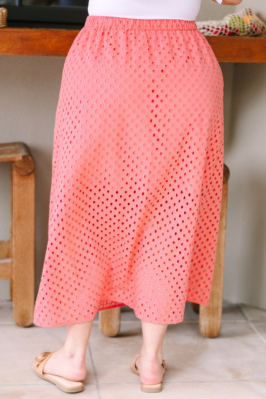 Happy Beginnings Skirt, Coral