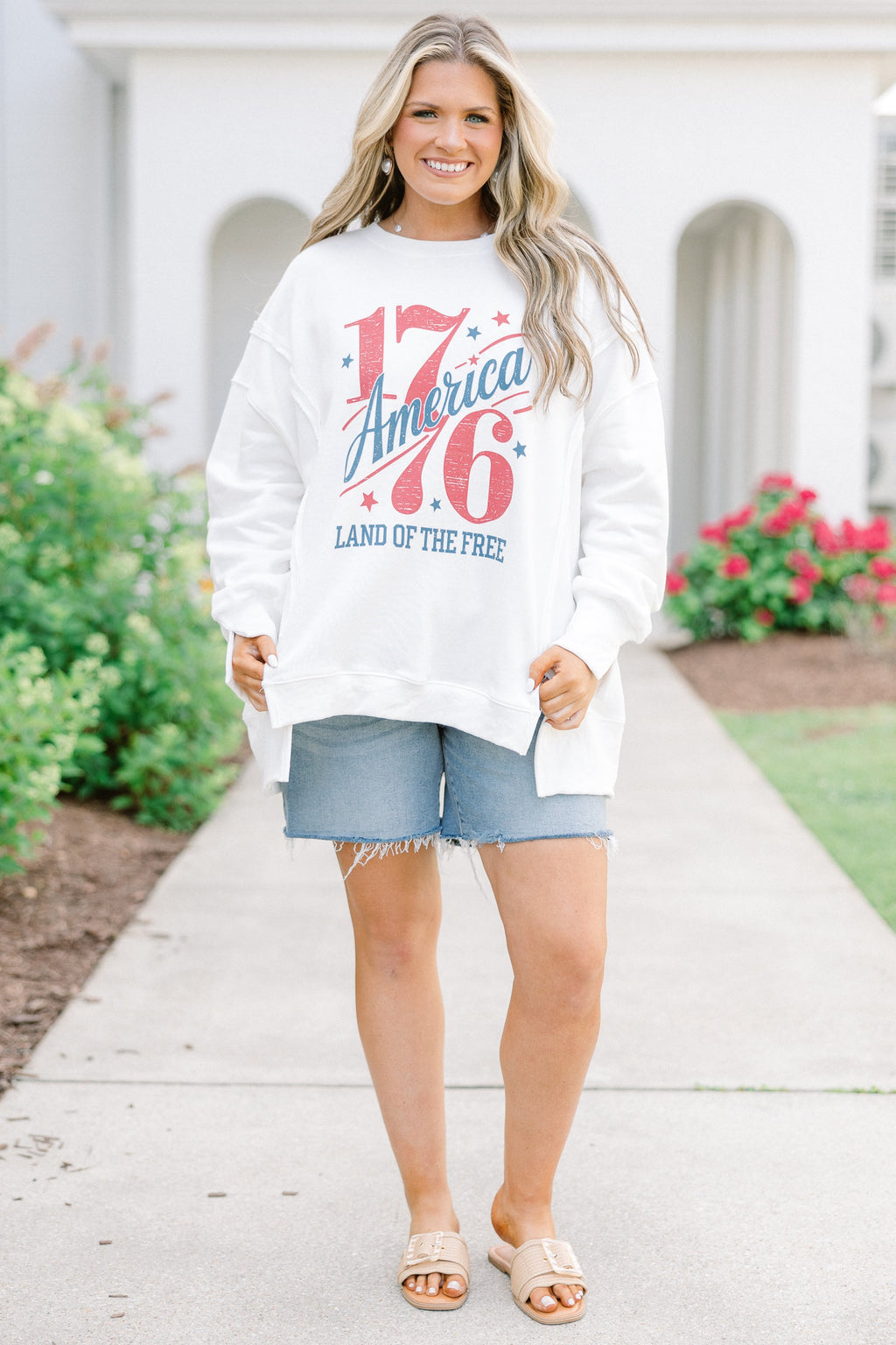 Happy Birthday USA Comfy Crew, Ivory