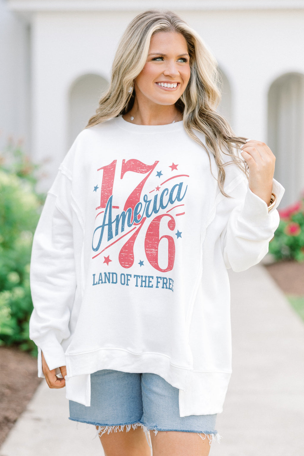 Happy Birthday USA Comfy Crew, Ivory