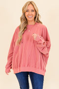 Happy Days Ahead Hoodie, Pink
