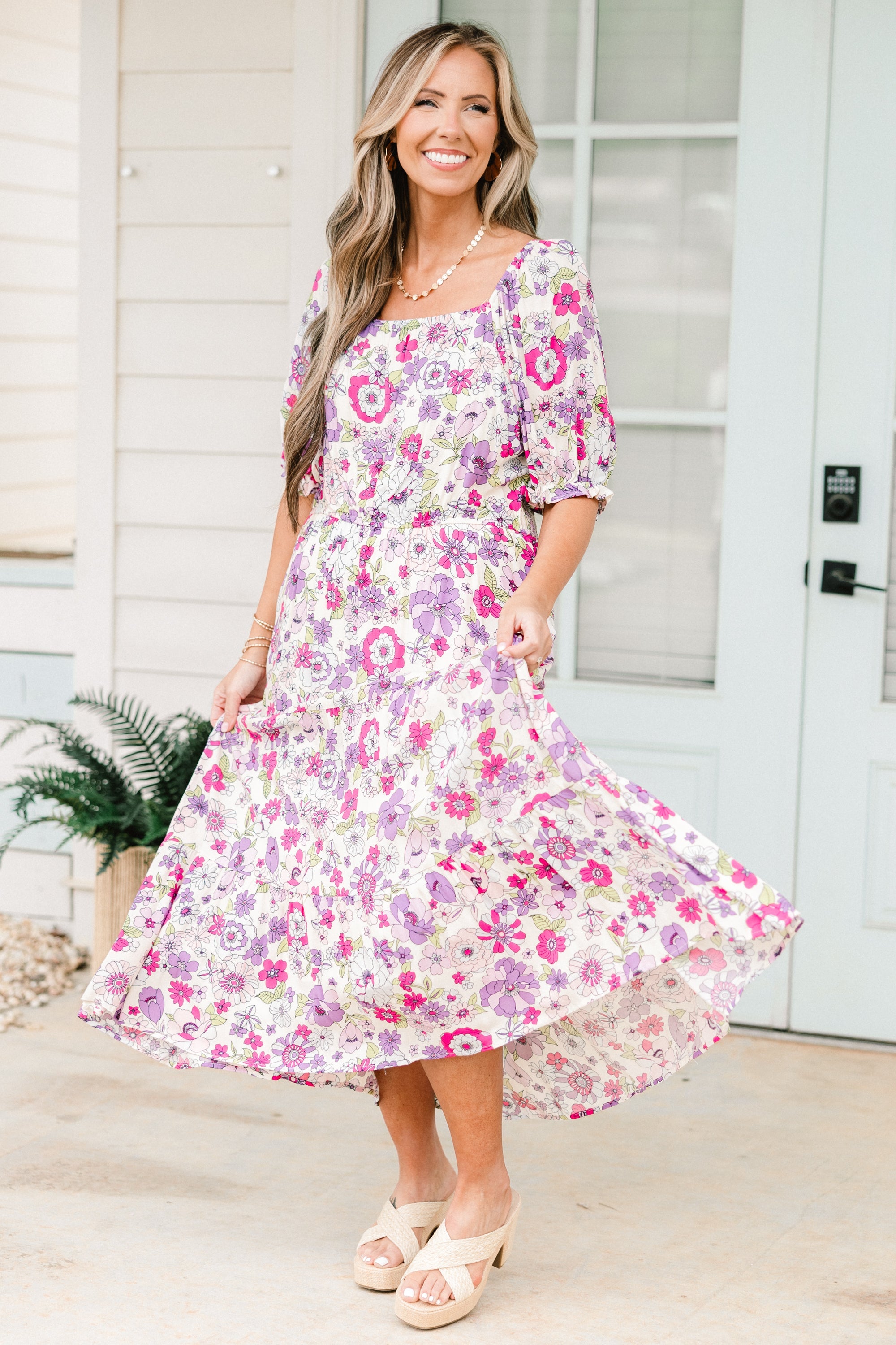 Happy Haven Dress, Lavender