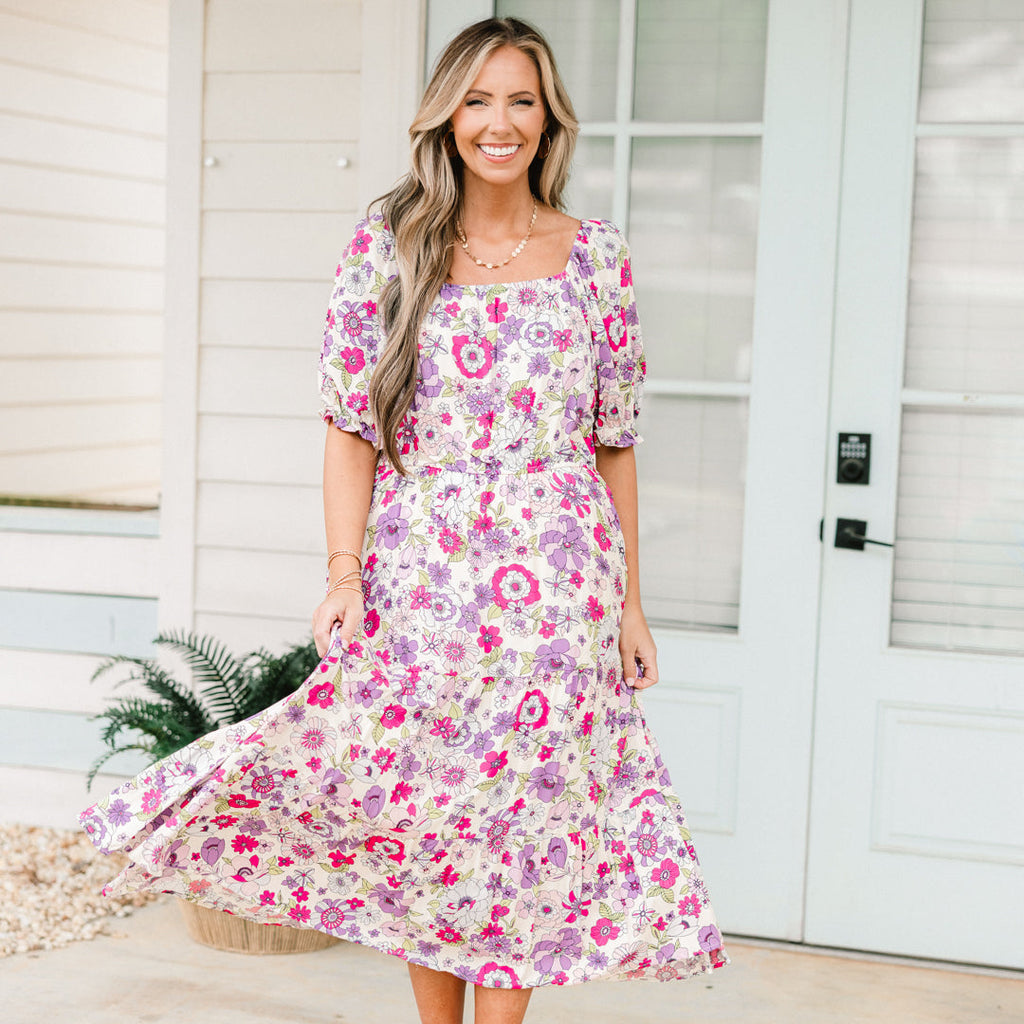 Happy Haven Dress, Lavender