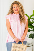 Happy Homes Top, Pink
