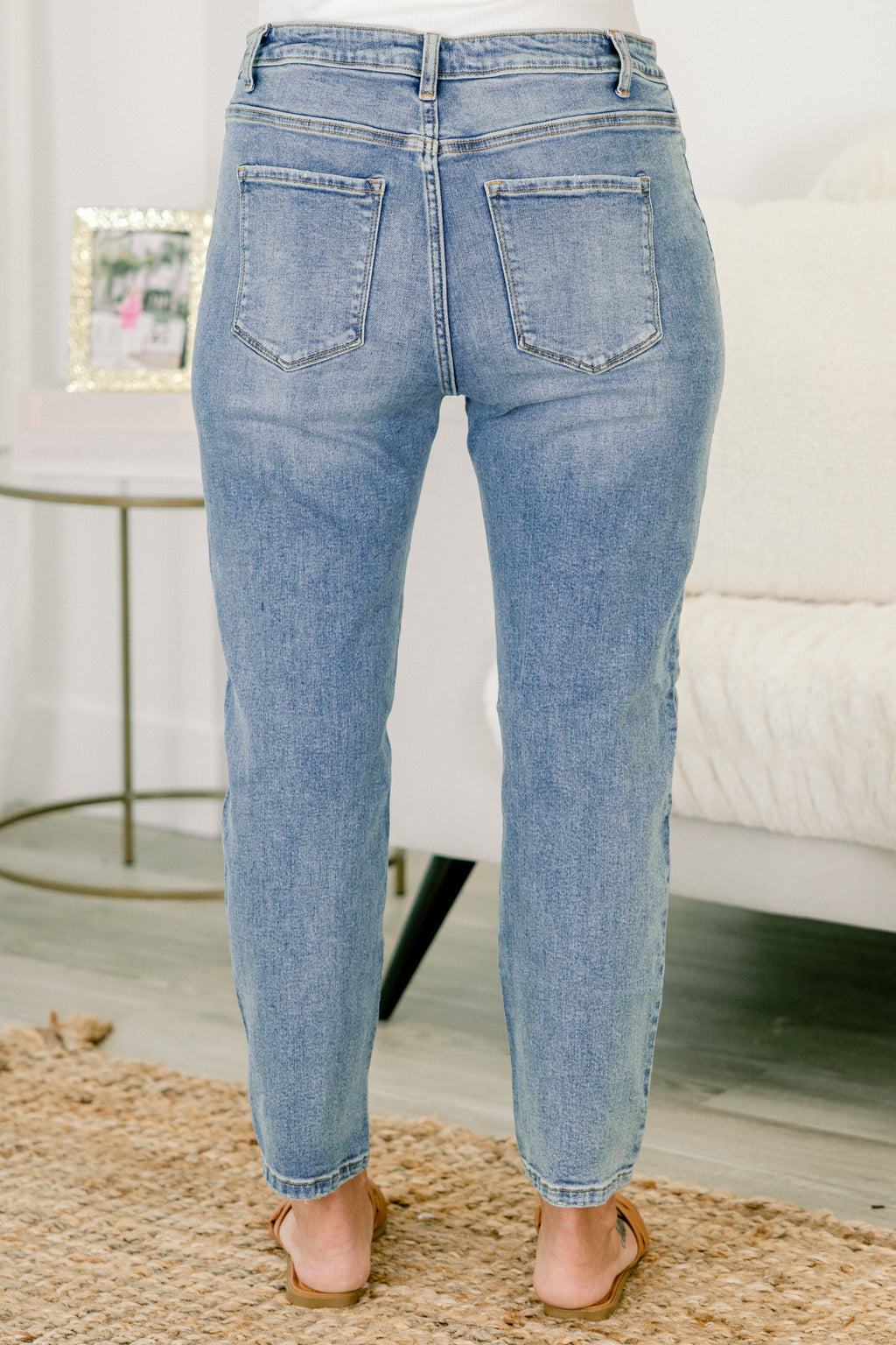 Happy Is Beautiful Jeans, Medium Wash