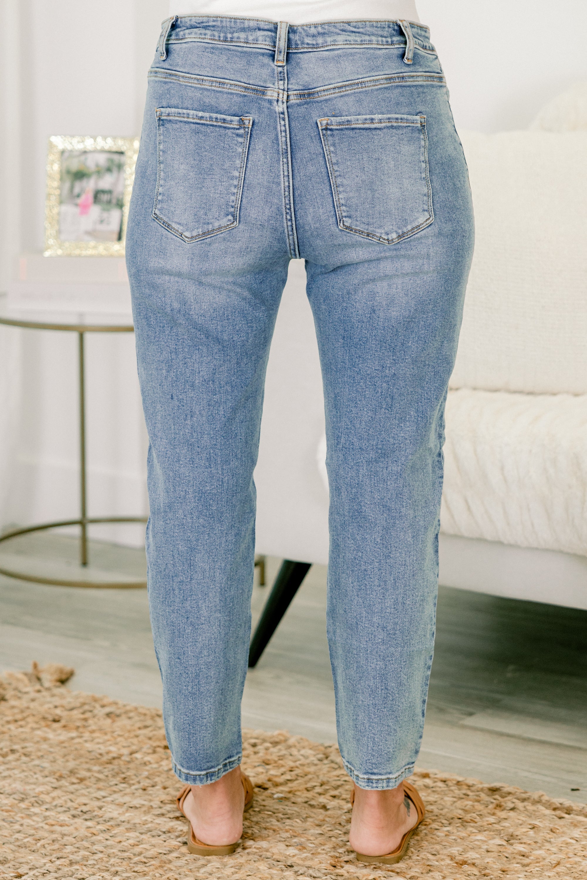 Happy Is Beautiful Jeans, Medium Wash