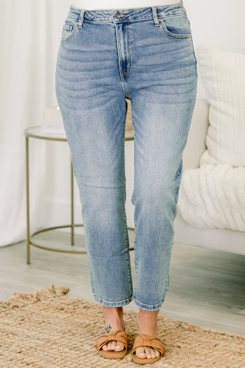 Happy Is Beautiful Jeans, Medium Wash