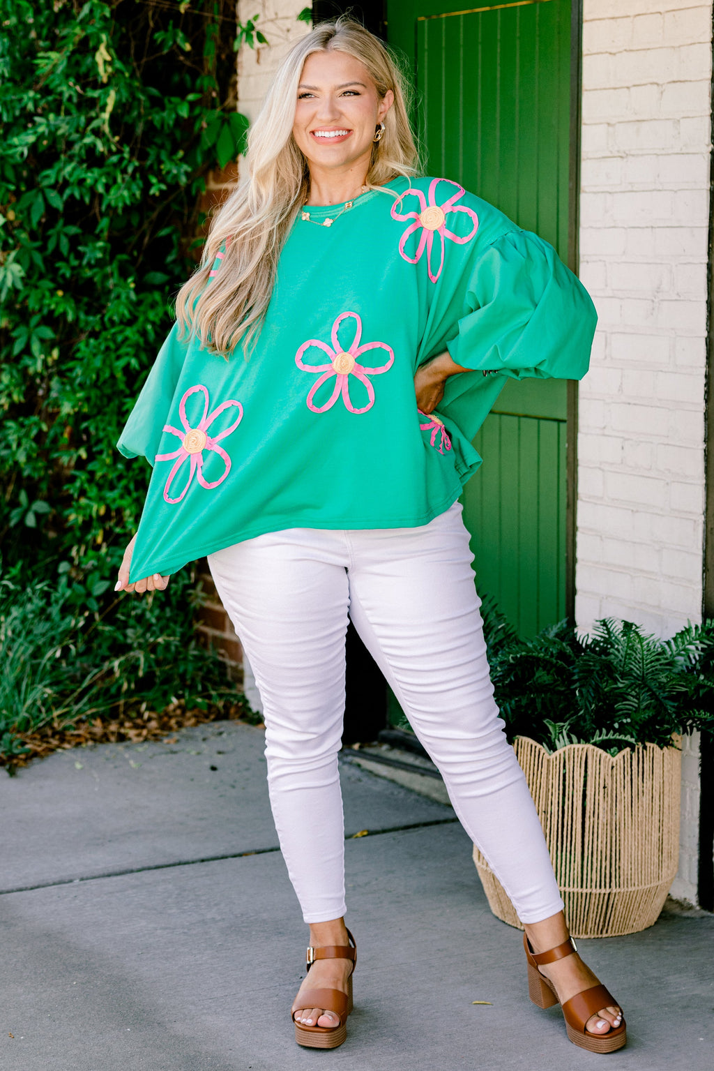 Happy And Alive Top, Green