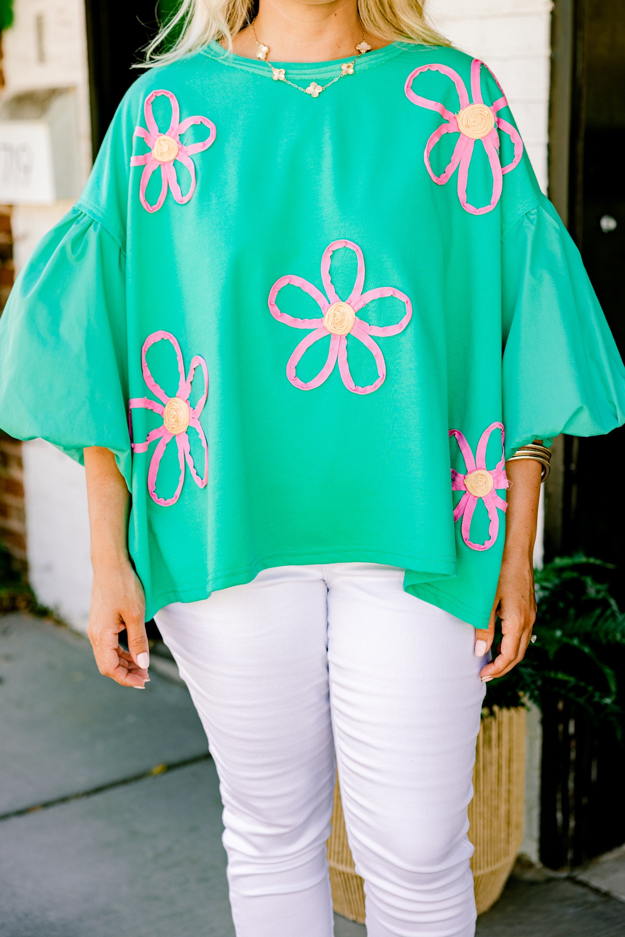 Happy And Alive Top, Green