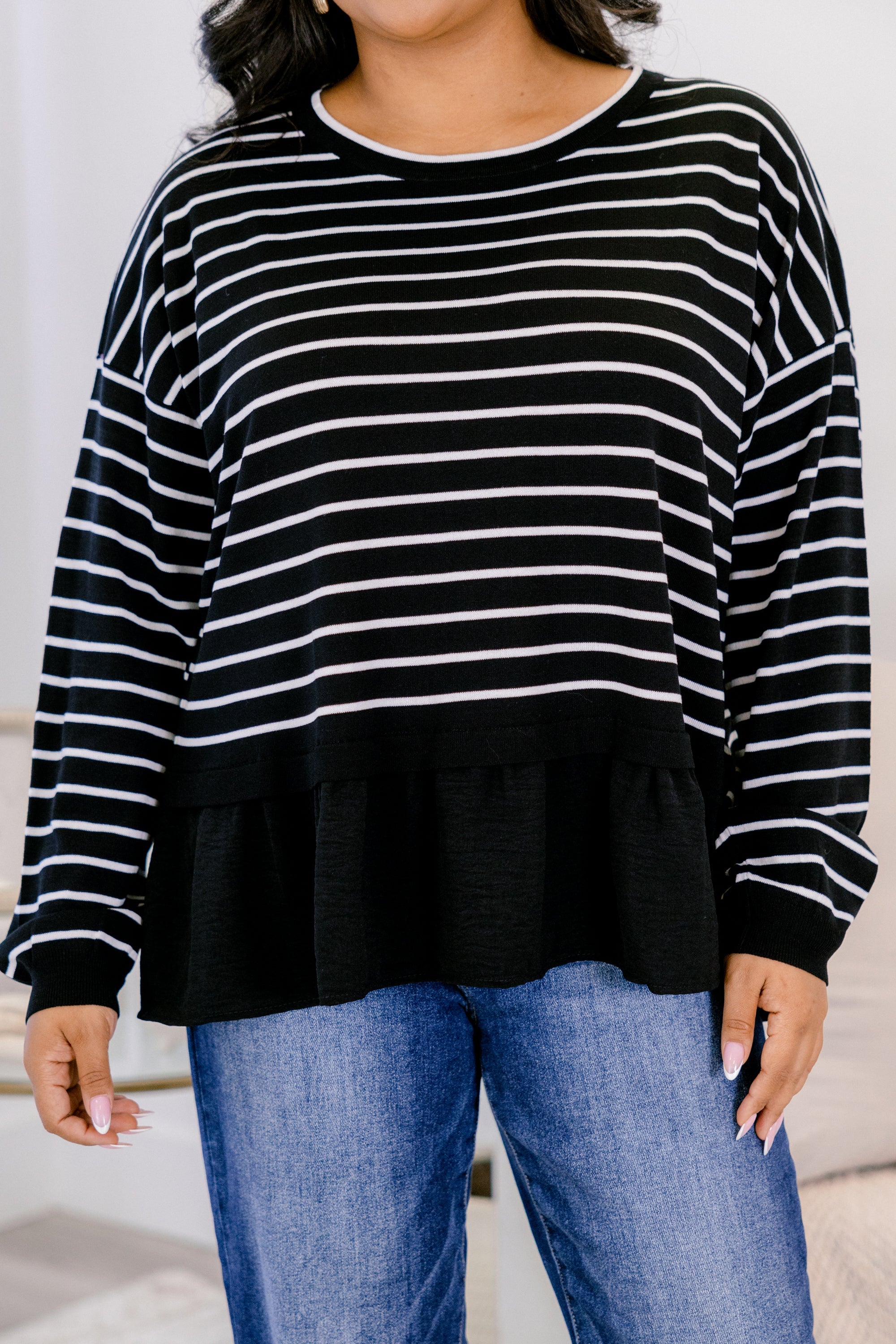 Hard At Work Top, Black