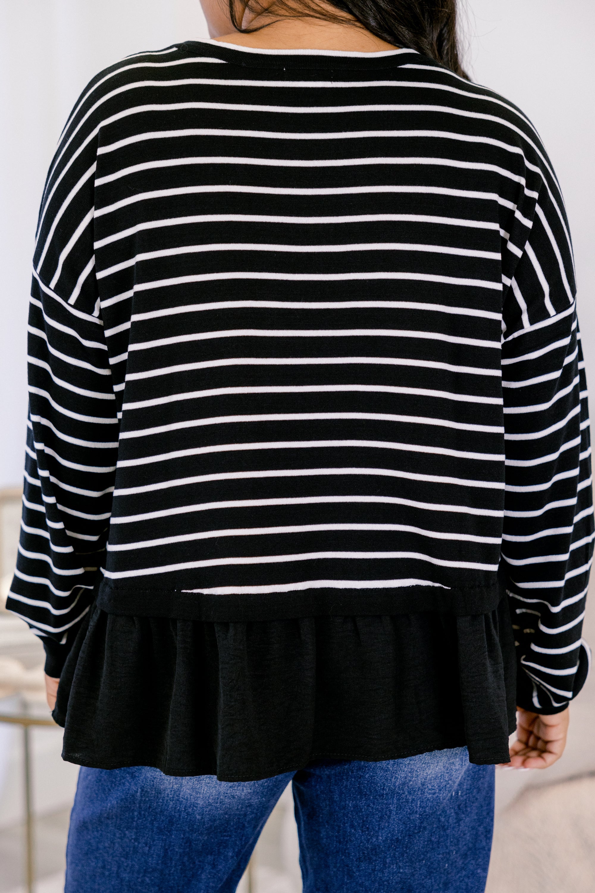 Hard At Work Top, Black