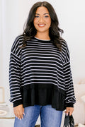 Hard At Work Top, Black
