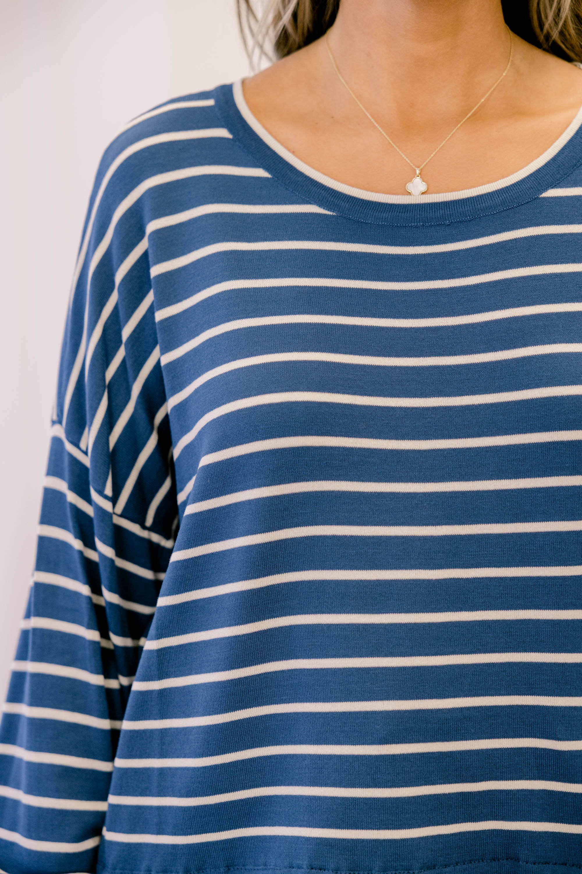 Hard At Work Top, Navy