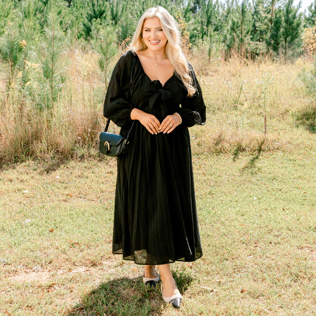 Heard It All Before Dress, Black