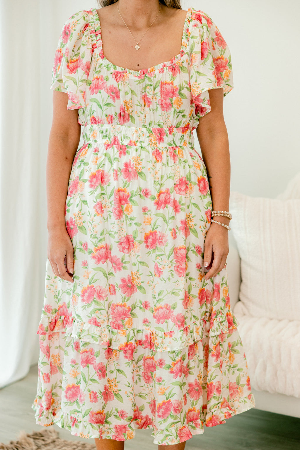 Heart Of A Woman Dress, Pink