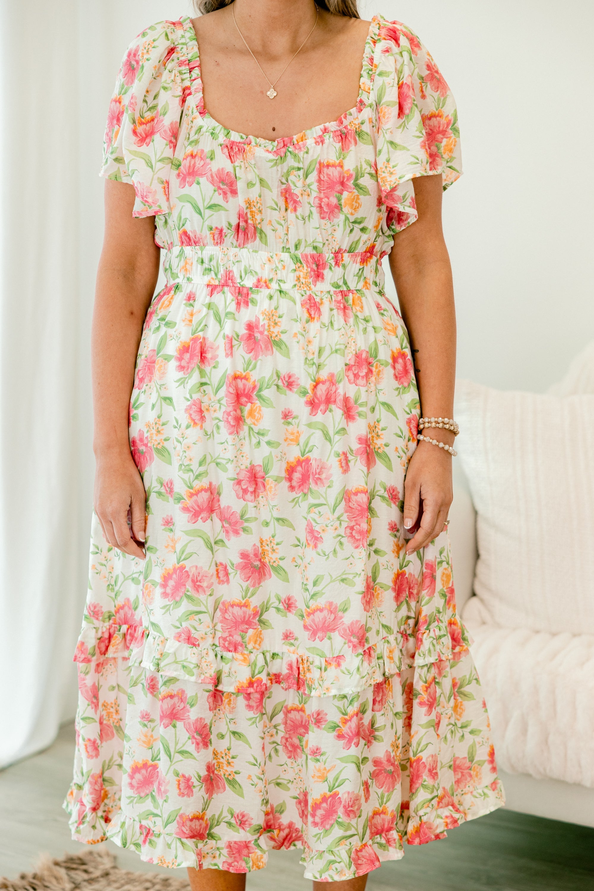 Heart Of A Woman Dress, Pink