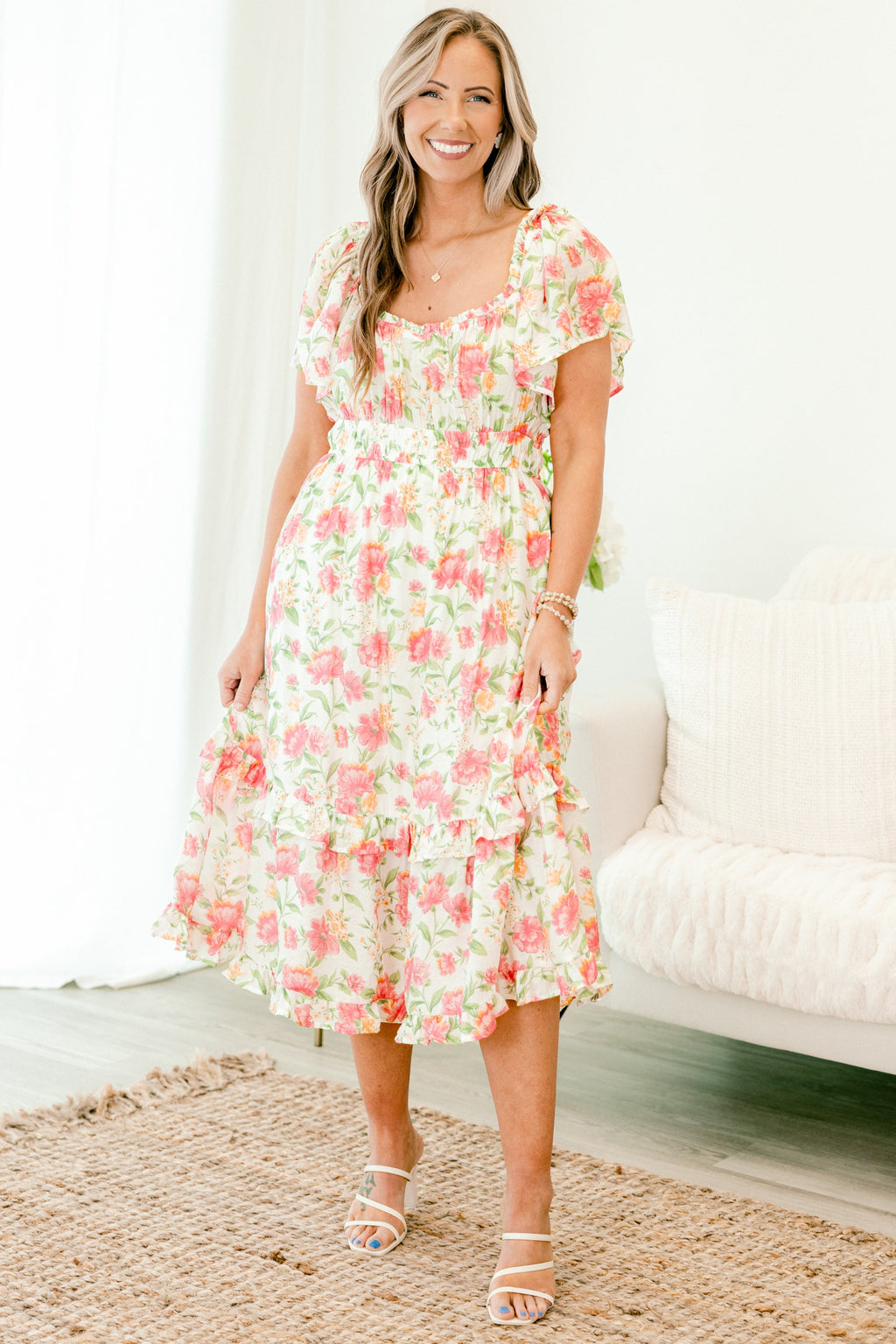 Heart Of A Woman Dress, Pink