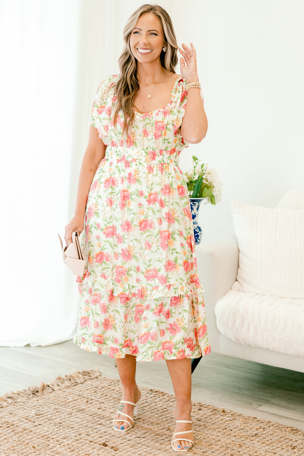 Heart Of A Woman Dress, Pink