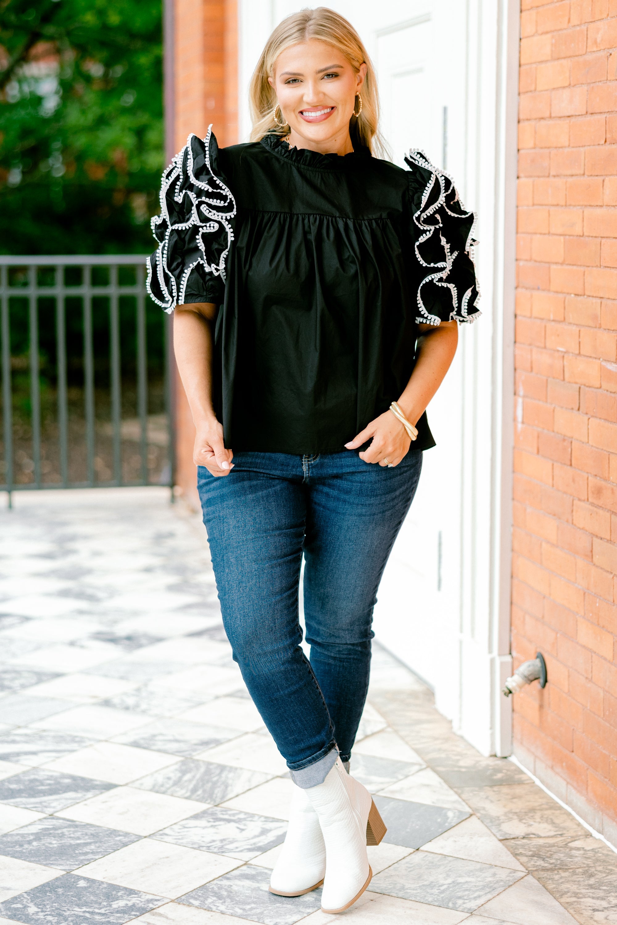 Heavenly Love Top, Black