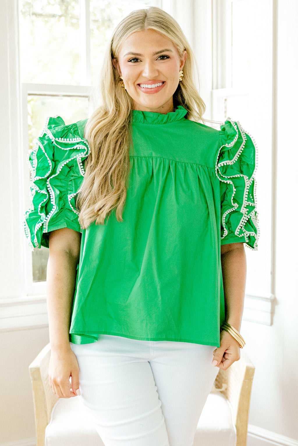 Heavenly Love Top, Green