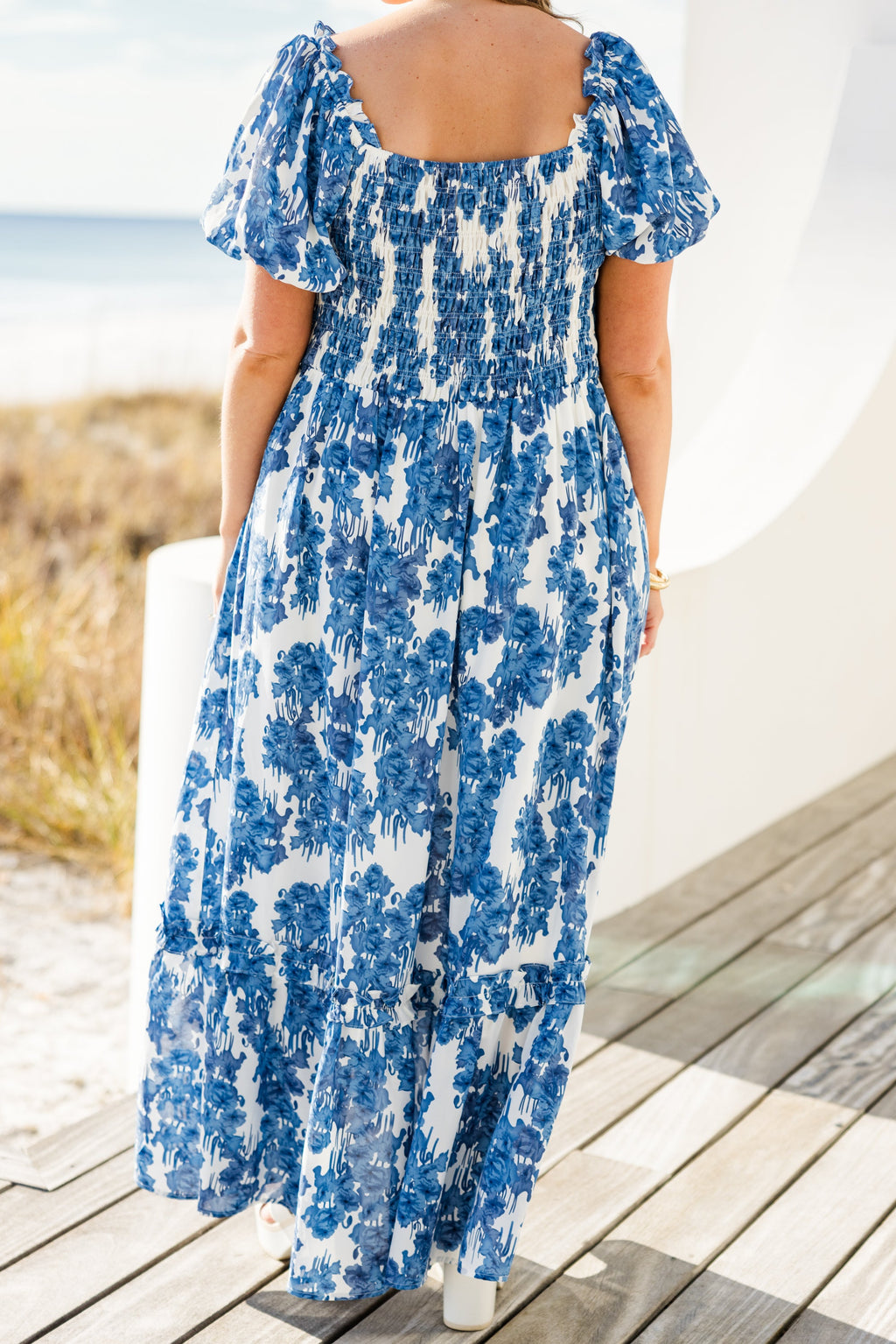 Heavy On My Heart Maxi Dress, Blue