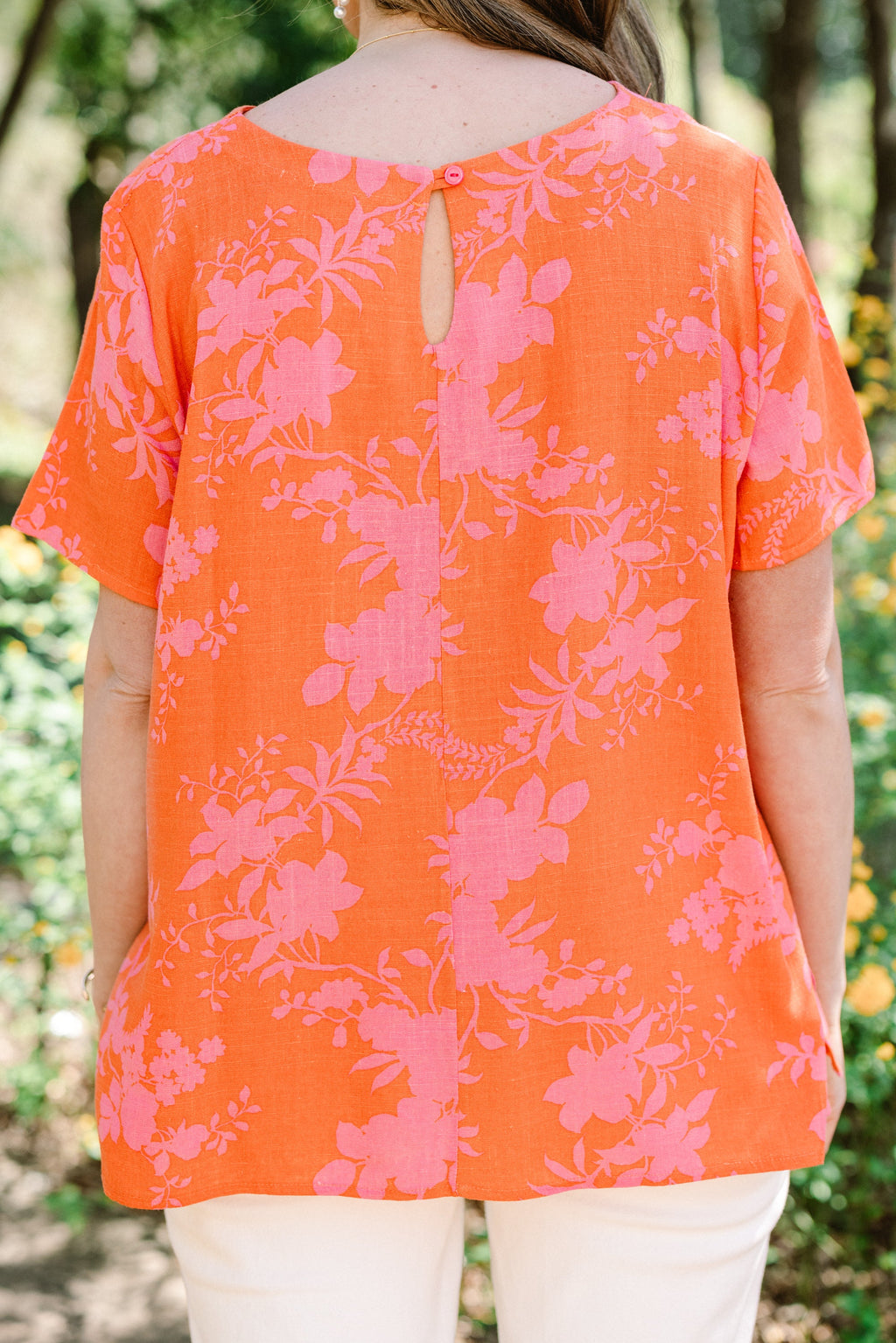 Heirloom Awaiting Top, Orange-Red
