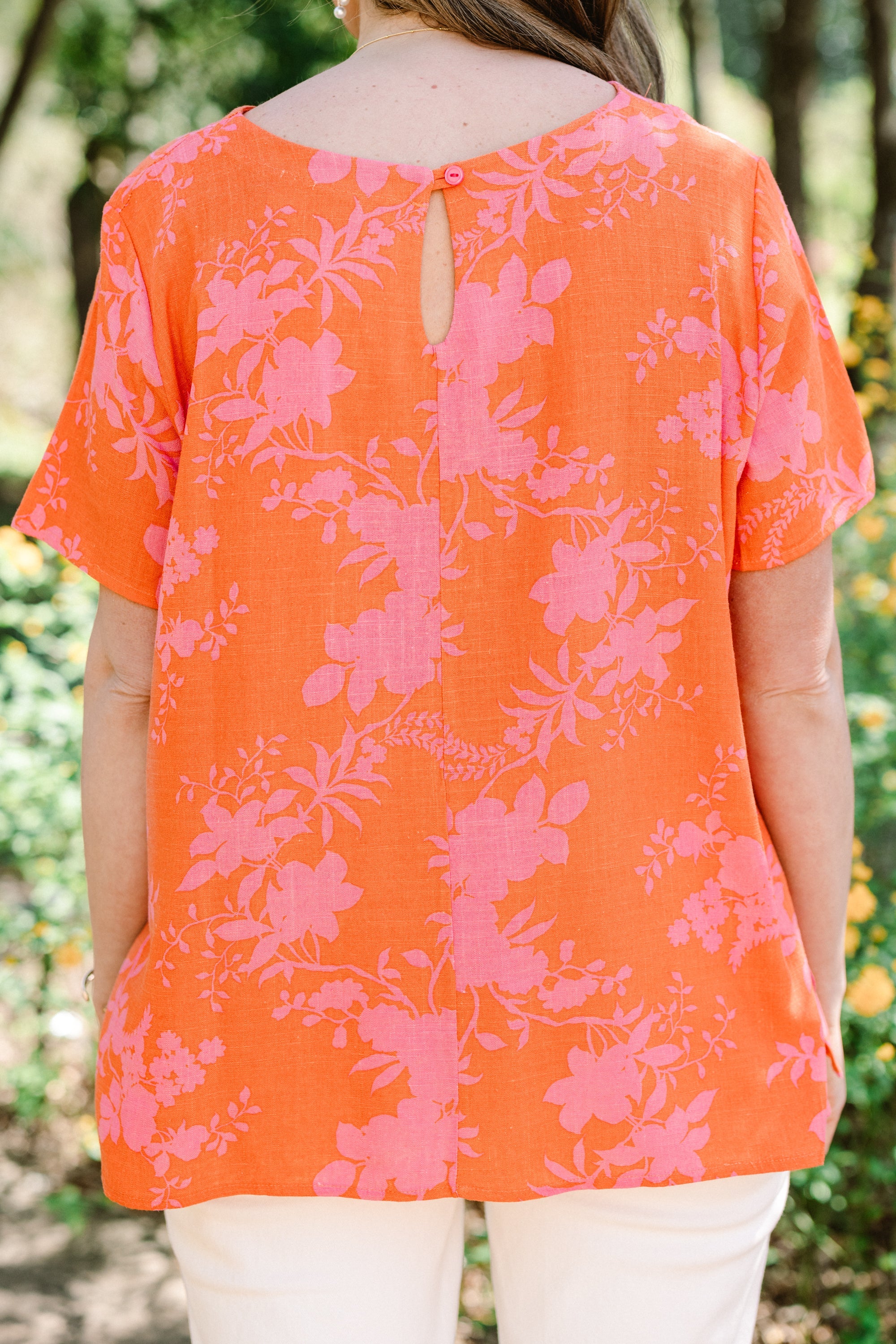 Heirloom Awaiting Top, Orange-Red