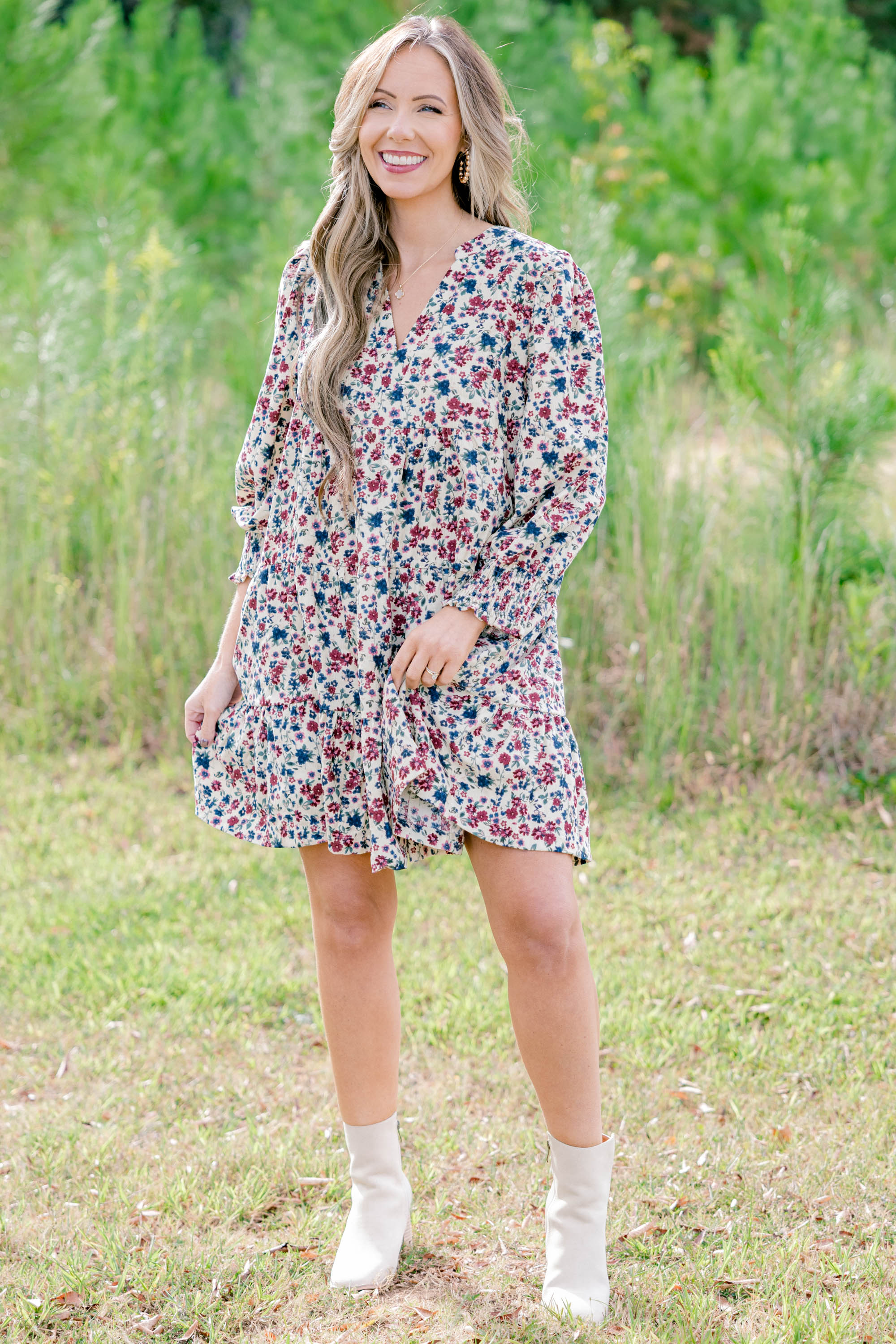 Her Sweet Side Dress, Oatmeal