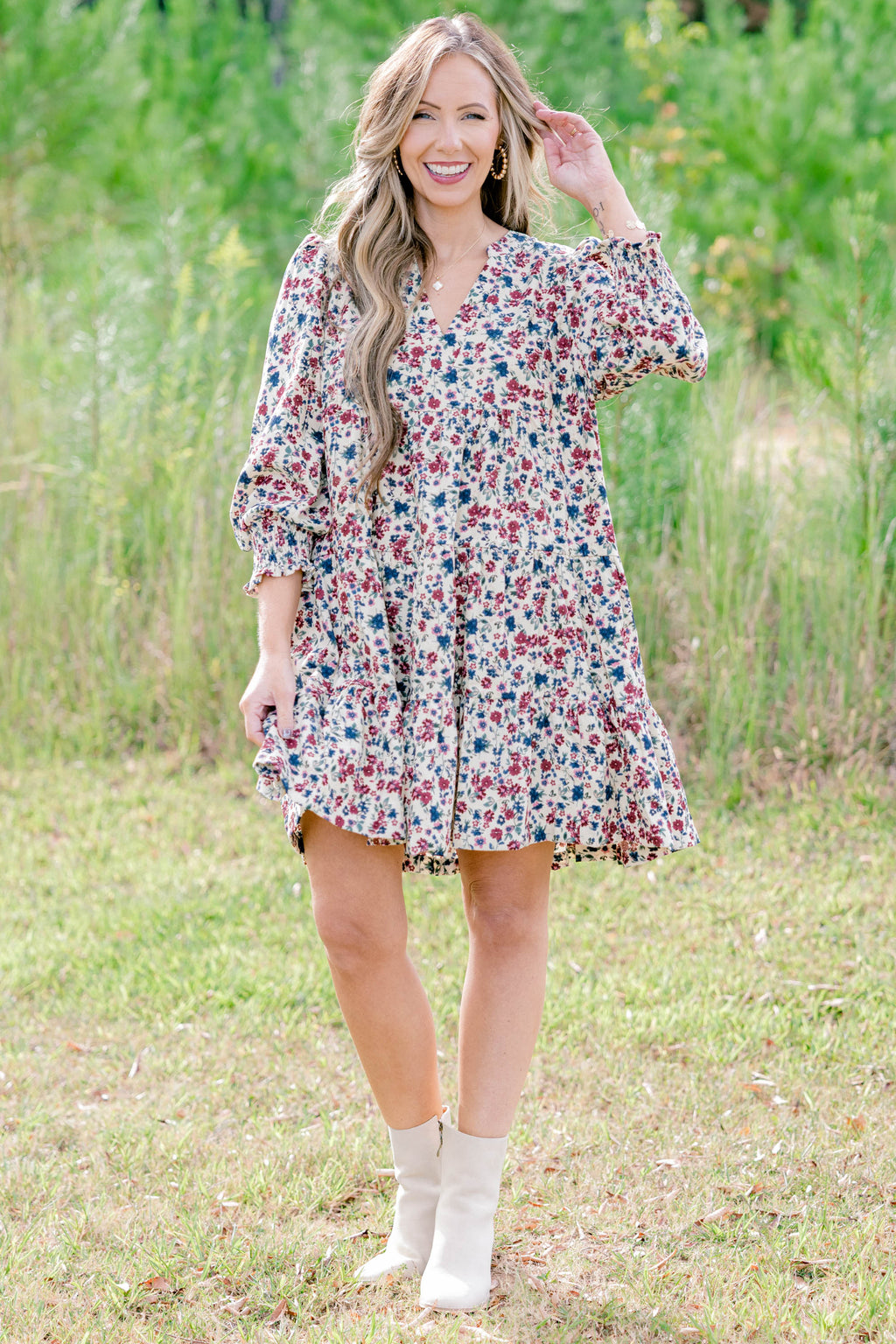 Her Sweet Side Dress, Oatmeal
