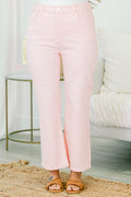 Here For The Party Jeans, Soft Pink