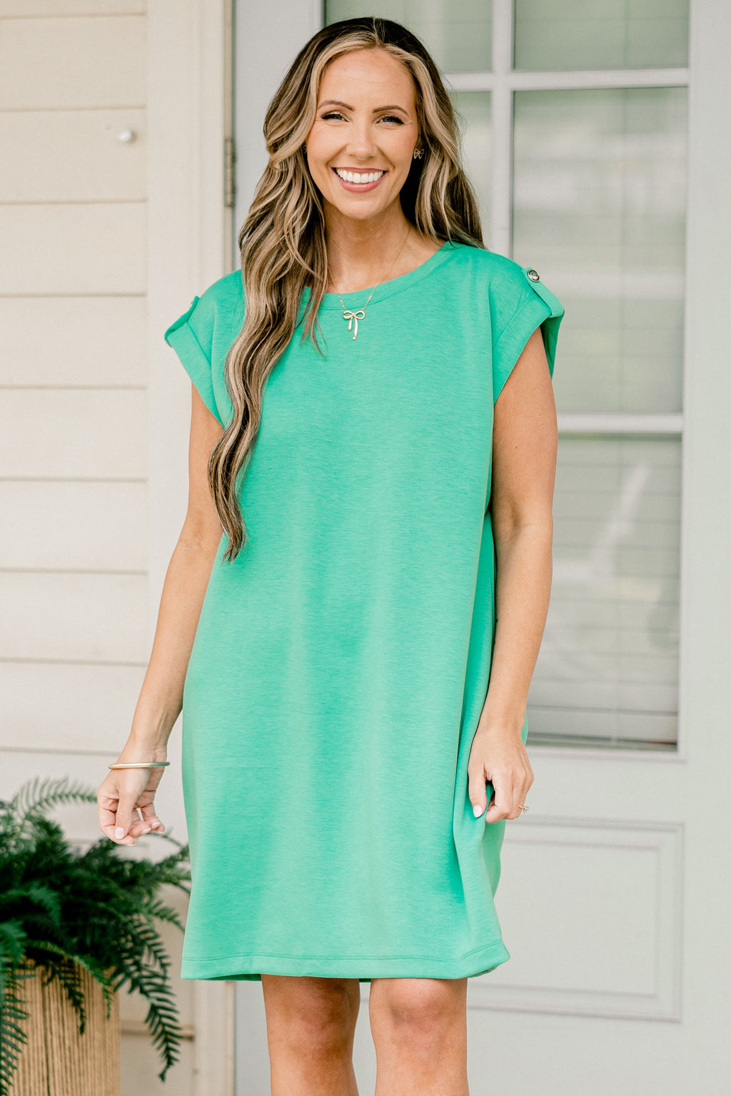 Here To Stay Dress, Emerald