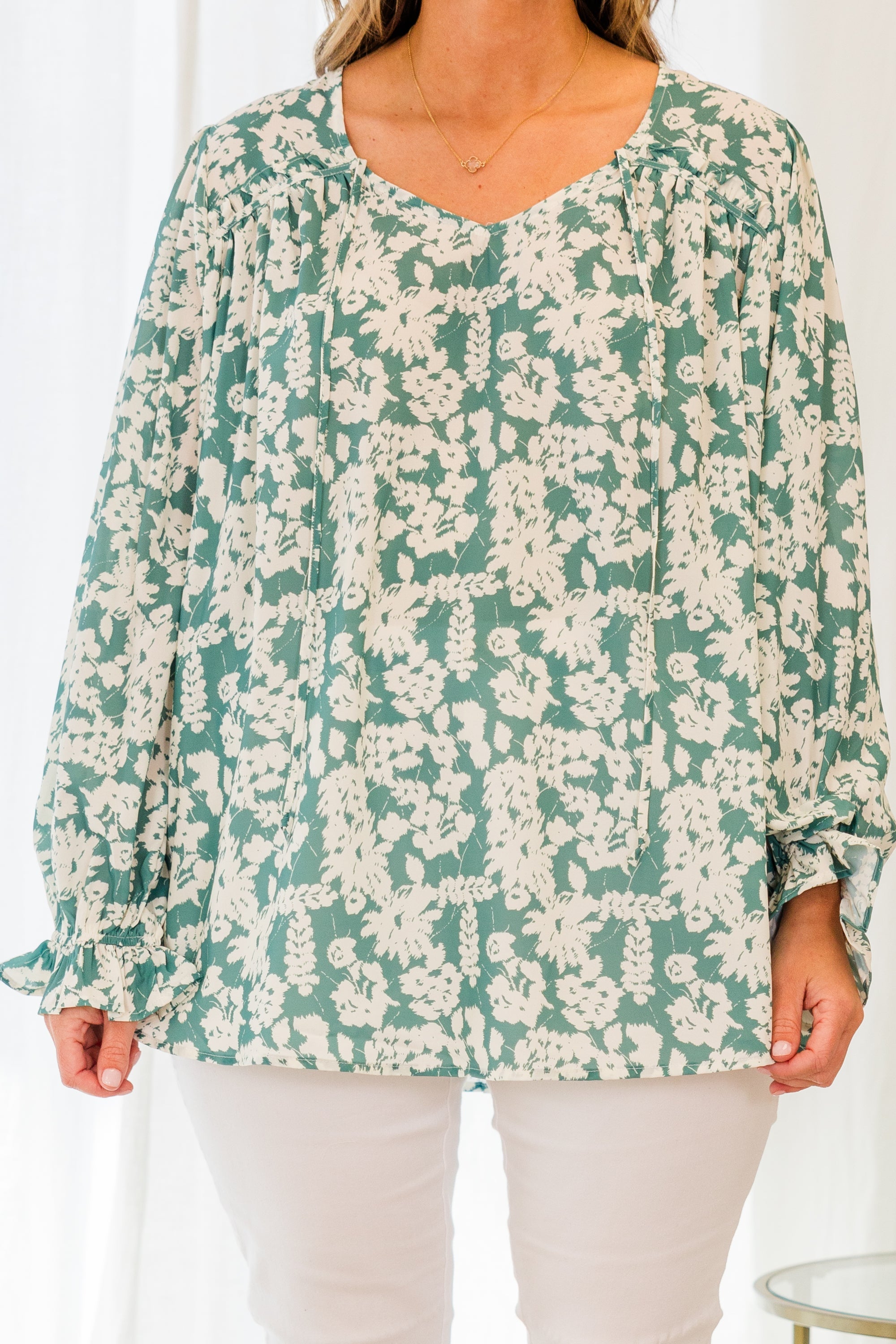 Here's To New Heights Top, Teal