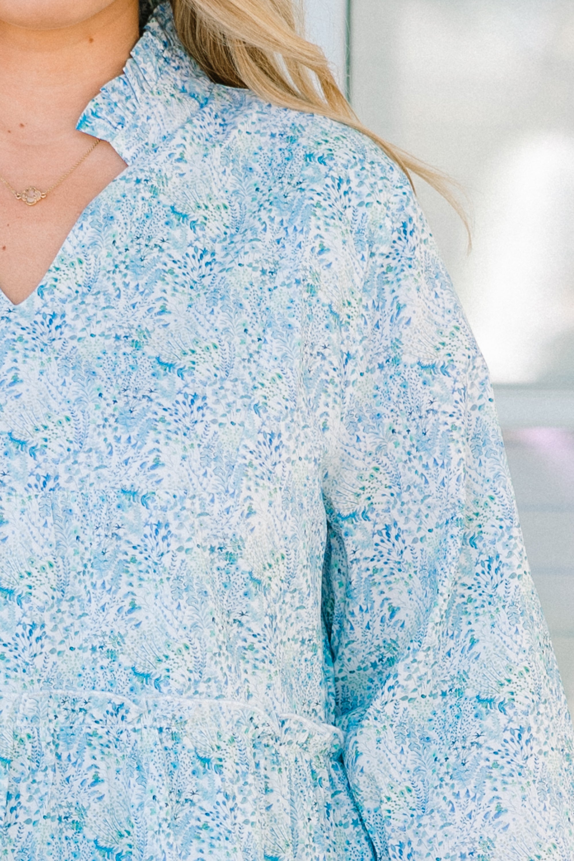Hey Angel Dress, Cerulean