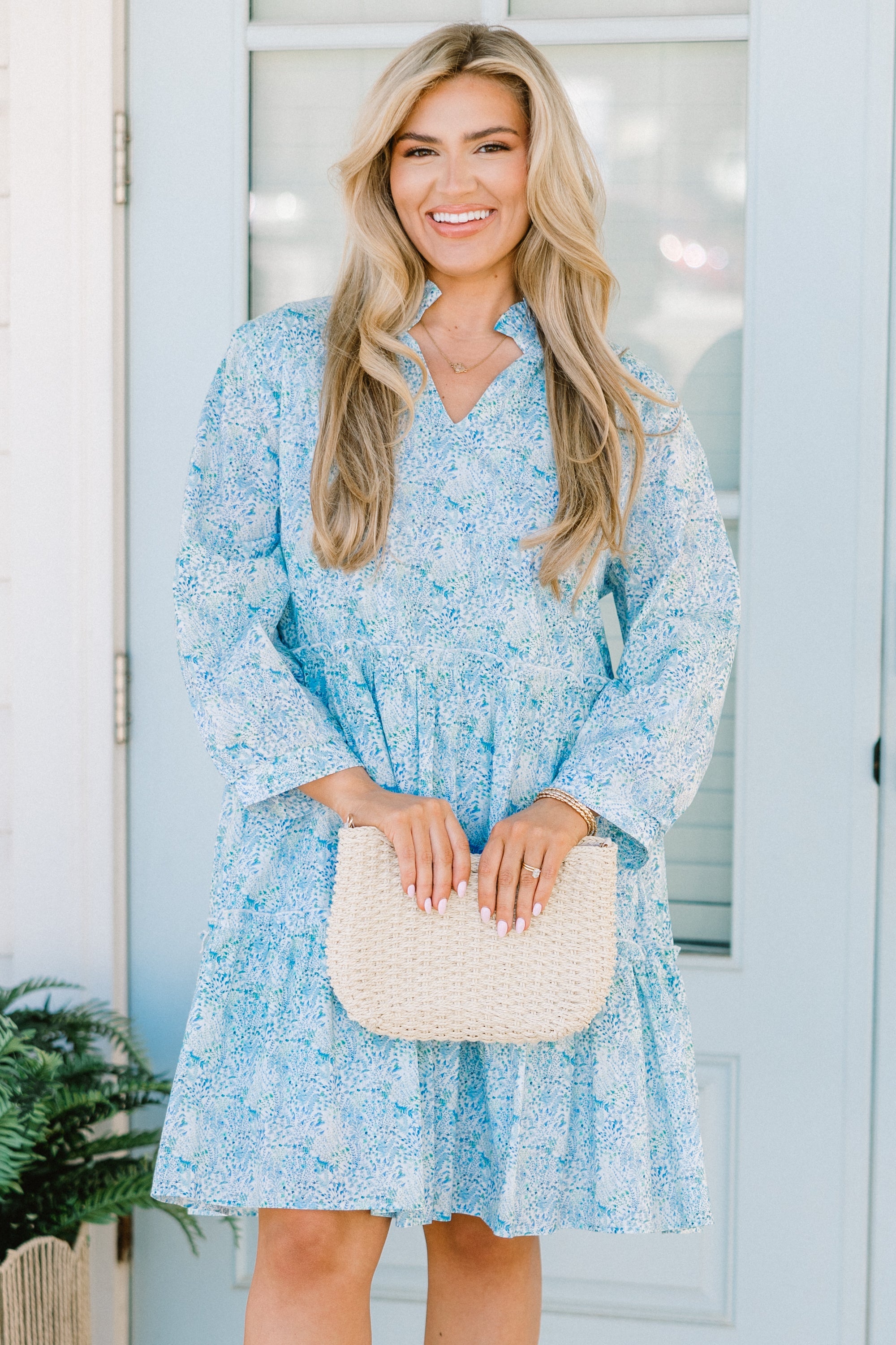 Hey Angel Dress, Cerulean
