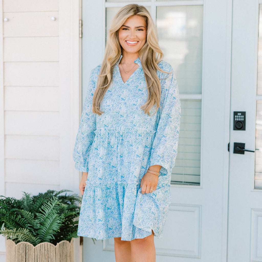 Hey Angel Dress, Cerulean
